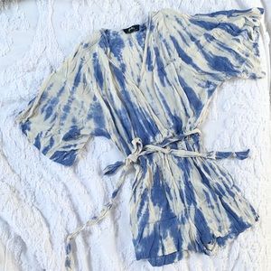 NEW (w/o tags) Lulu’s Tie Dye Romper Seaside Gale